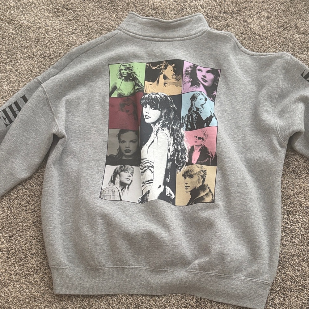 Taylor Swift Gray Eras Tour Sweatshirt